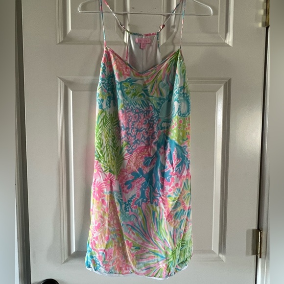Lily Pulitzer Multi Color Coral Dress - Picture 2 of 3